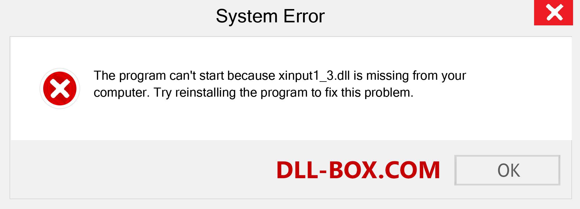  xinput1_3.dll file is missing?. Download for Windows 7, 8, 10 - Fix  xinput1_3 dll Missing Error on Windows, photos, images